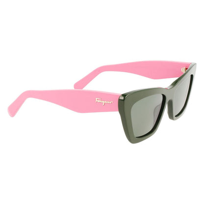 Ferragamo Zweifarbige Sonnenbrille aus Acetat