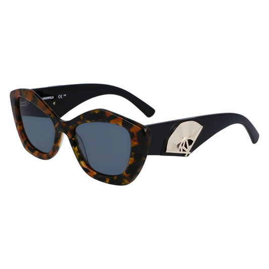 Karl Lagerfeld brown acetate sunglasses
