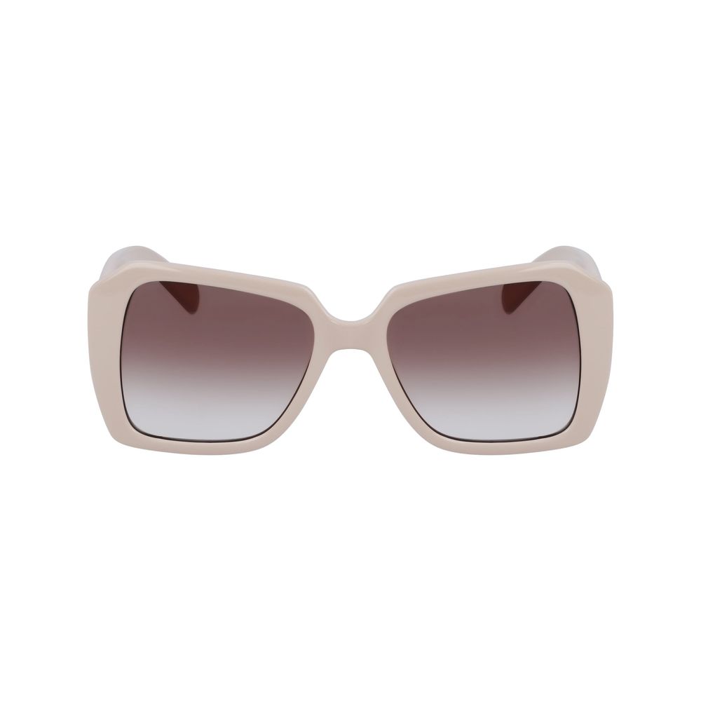 Karl Lagerfeld Weiße Sonnenbrille aus injected Material