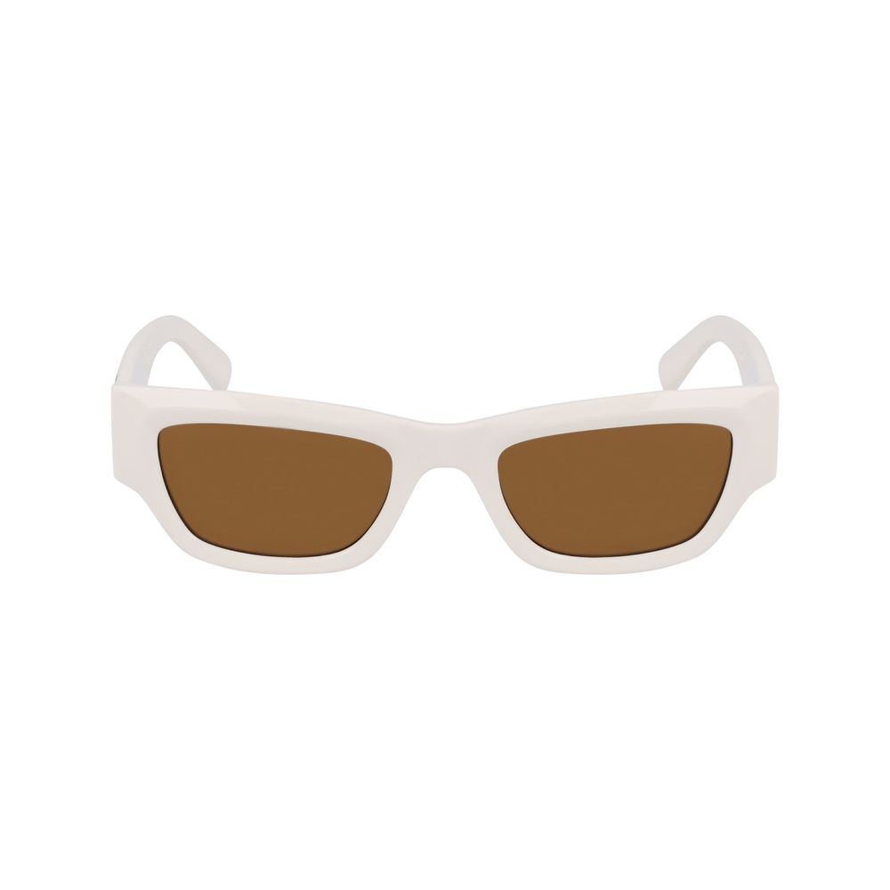 Karl Lagerfeld Weiße Sonnenbrille aus injected Material