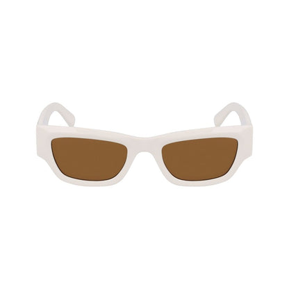 Karl Lagerfeld Weiße Sonnenbrille aus injected Material