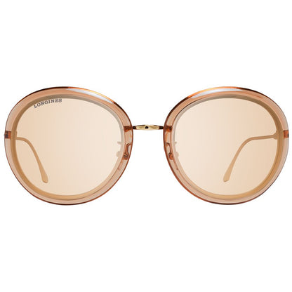 Longines Braune Sonnenbrille aus Metall