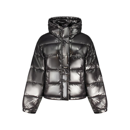 Calvin Klein Schwarze Damenjacke aus Polyester
