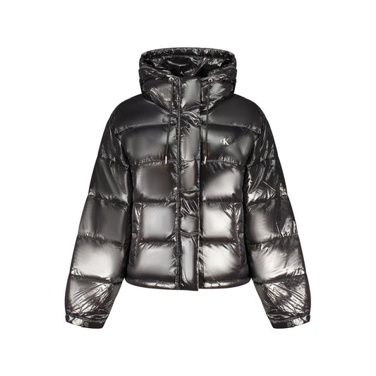 Calvin Klein Schwarze Damenjacke aus Polyester