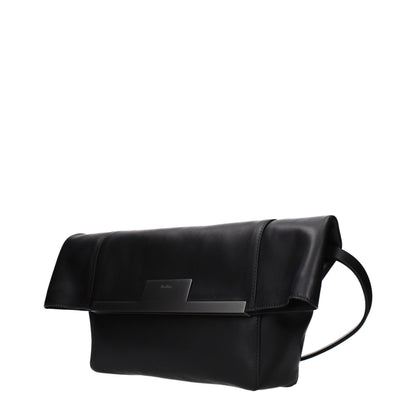 Max Mara Schwarze Leder Umhängetasche
