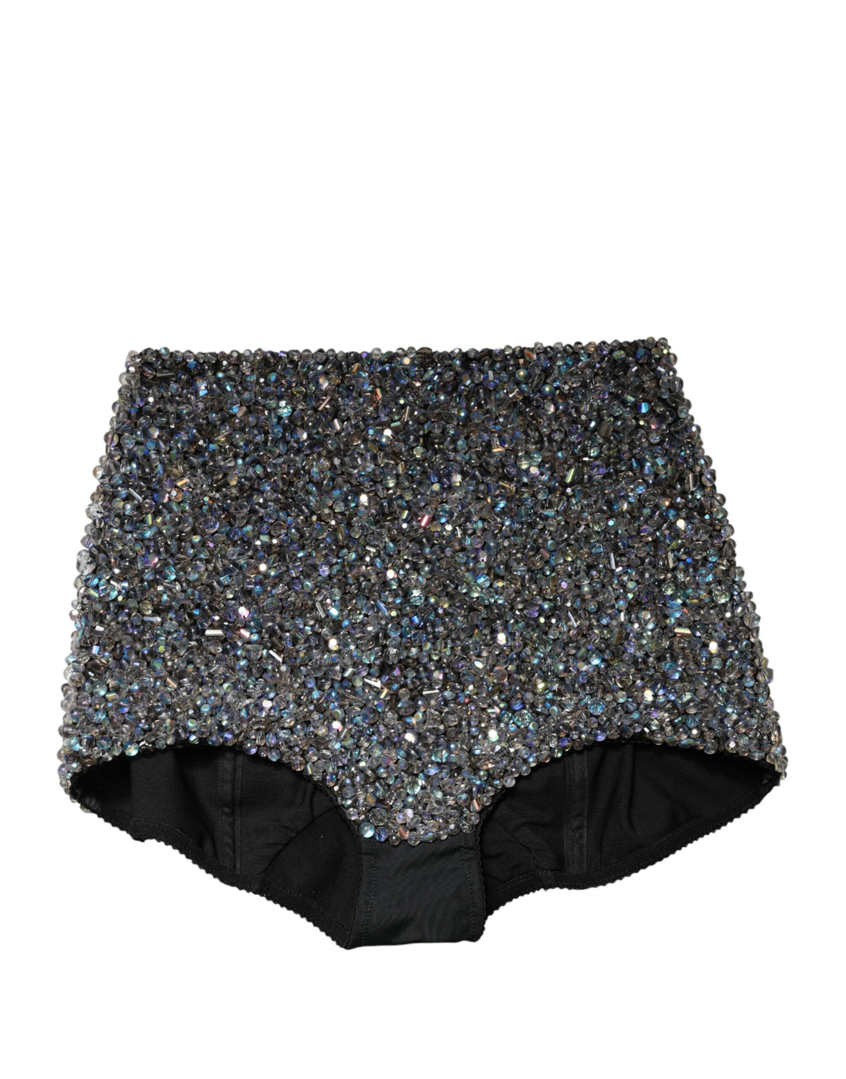 Dolce & Gabbana Mehrfarbige Verzierte High-Waist Shorts