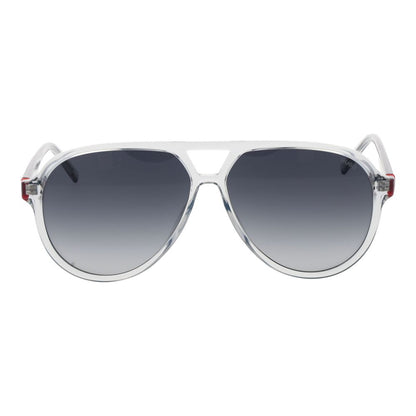 Hugo Boss Graue Sonnenbrille aus Edelstahl