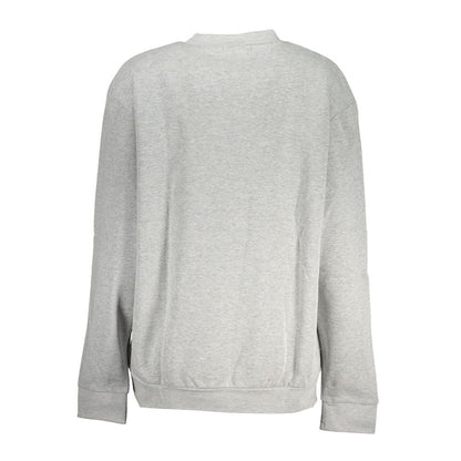 Cavalli Class Graues Baumwoll-Sweatshirt