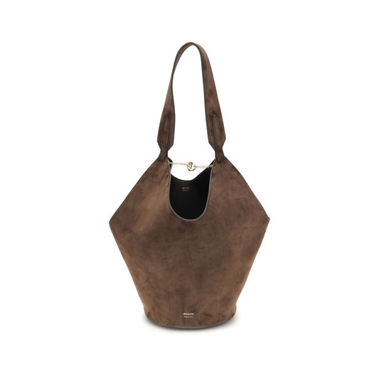 Khaite Braune Kalbsleder Bos Taurus Schultertasche
