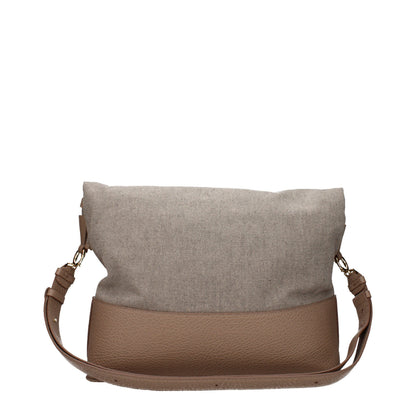 Maison Margiela Beige Stoff-Schultertasche