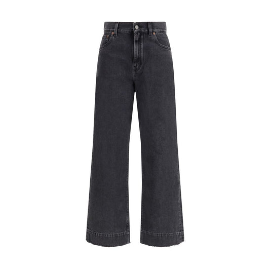 Chloé Schwarze Jeans aus Baumwolle mit geradem Bein