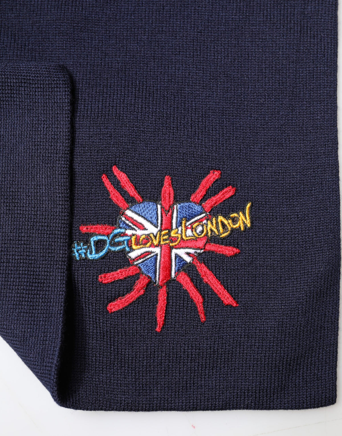 Dolce & Gabbana Foulard con logo, colore blu