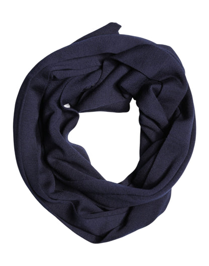 Dolce & Gabbana Blauer Wollschal DG Loves London für den Hals