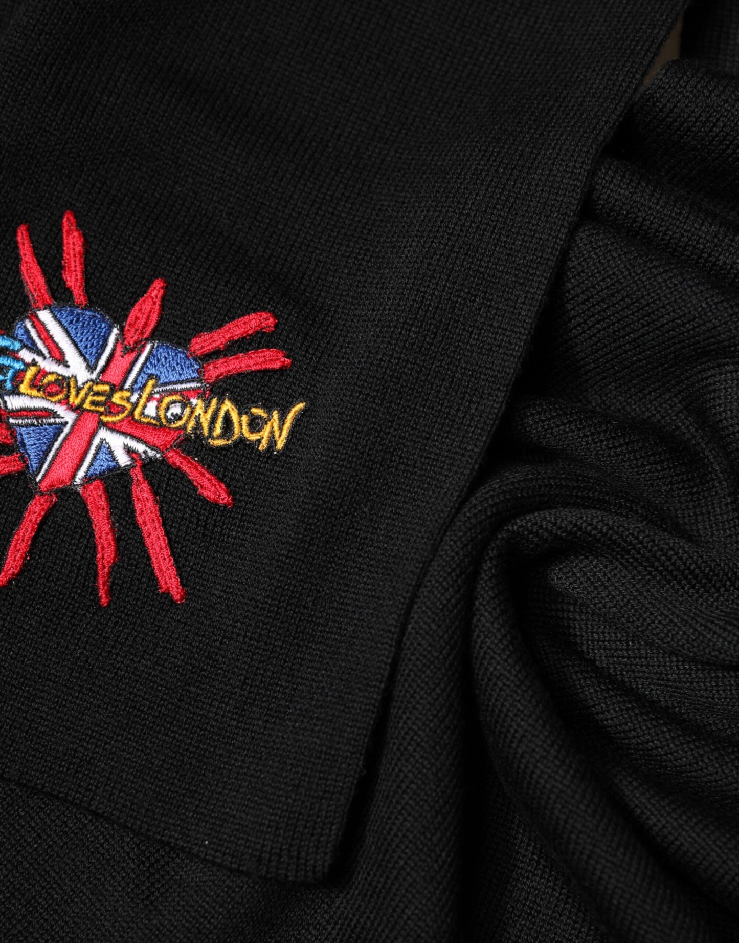 Dolce & Gabbana Blauer Wollschal DG Loves London für den Hals