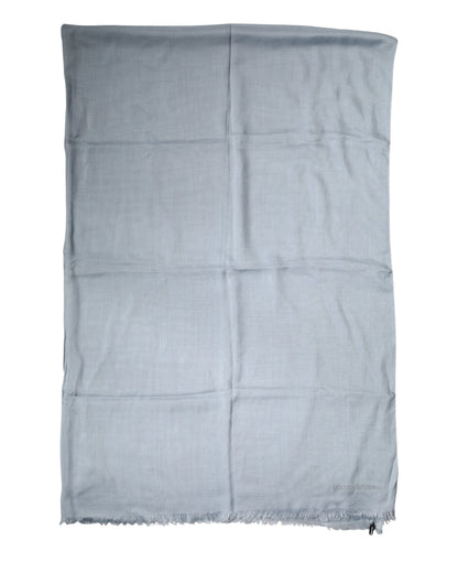Dolce & Gabbana Hellblauer Kaschmir-Strickschal