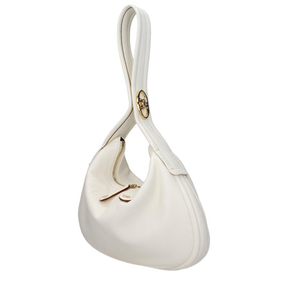 Valentino Garavani Beige Leder Handtasche