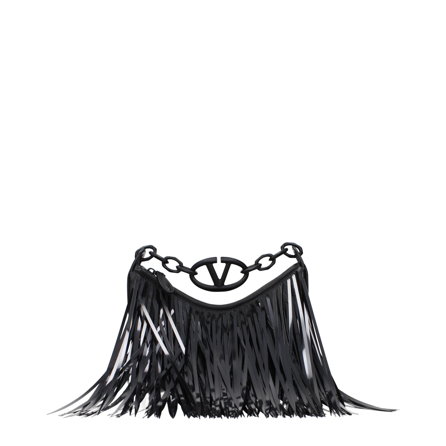 Valentino Garavani Schwarze Lederhandtasche