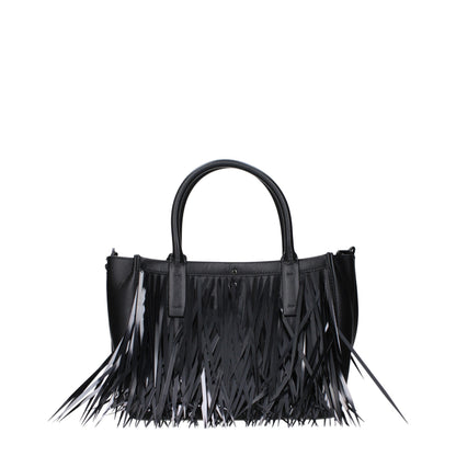 Valentino Garavani Schwarze Lederhandtasche