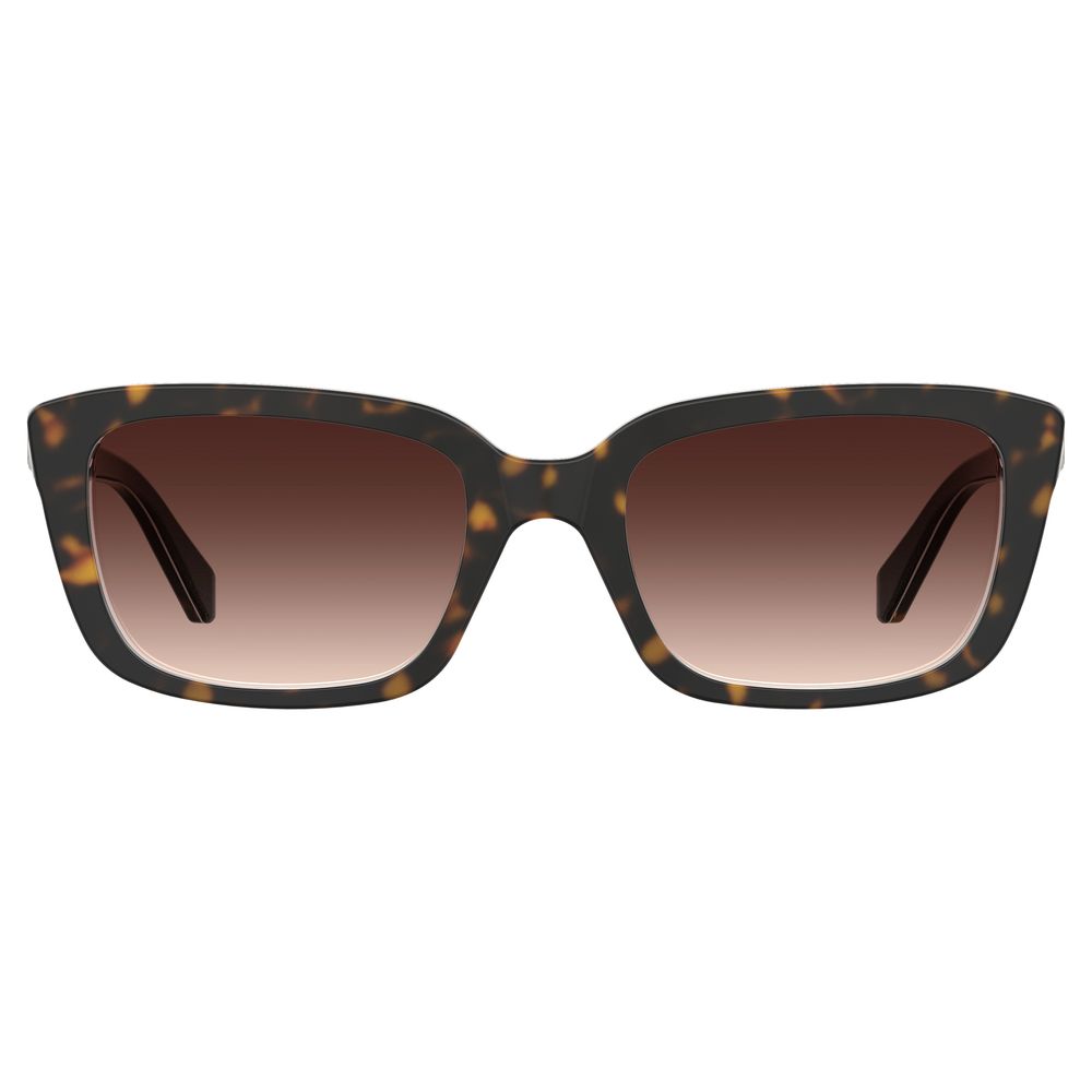 Love Moschino Braune Sonnenbrille aus Acetat