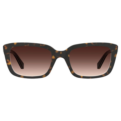 Love Moschino Braune Sonnenbrille aus Acetat
