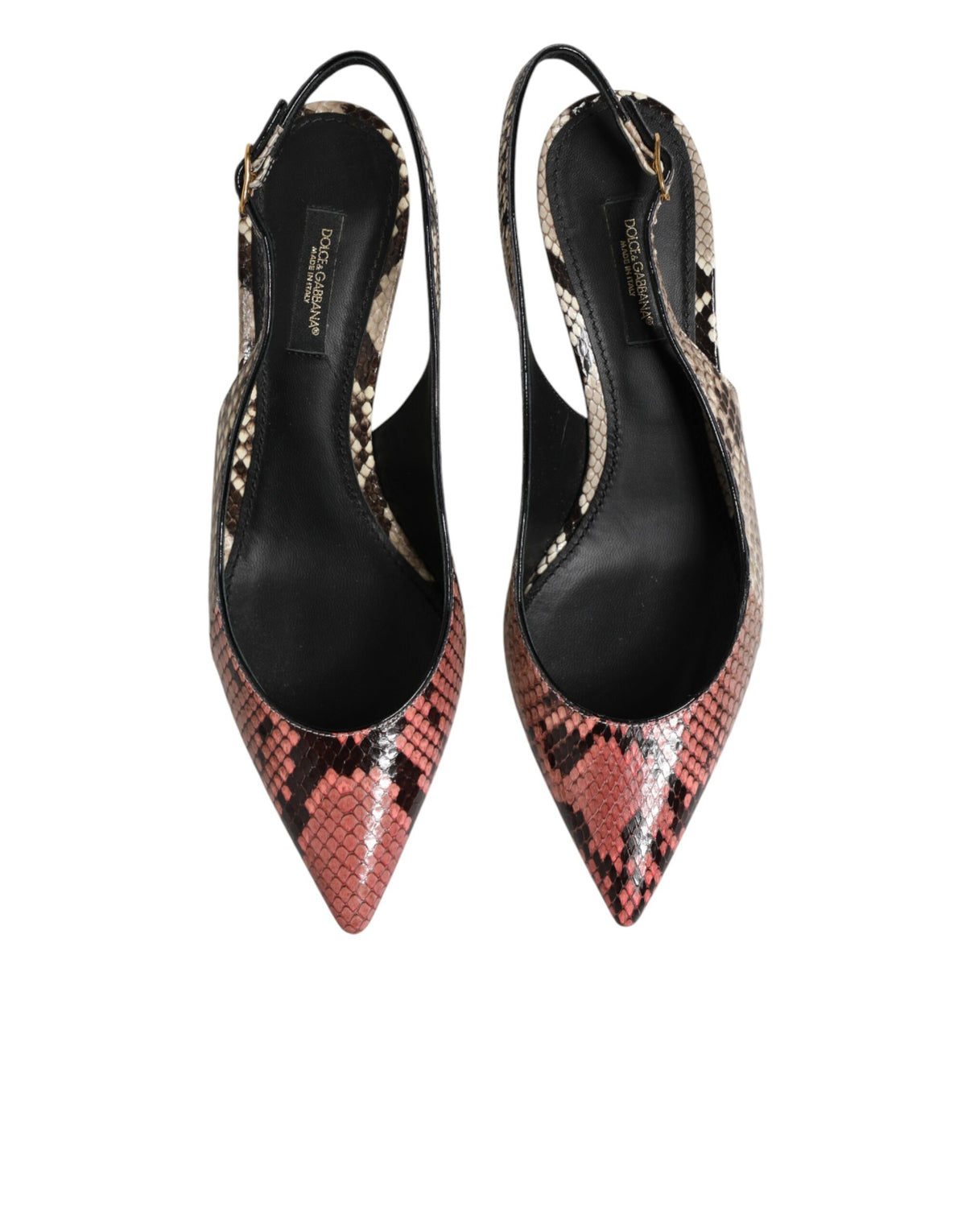 Dolce & Gabbana Multicolor Exotic Leather Pumps