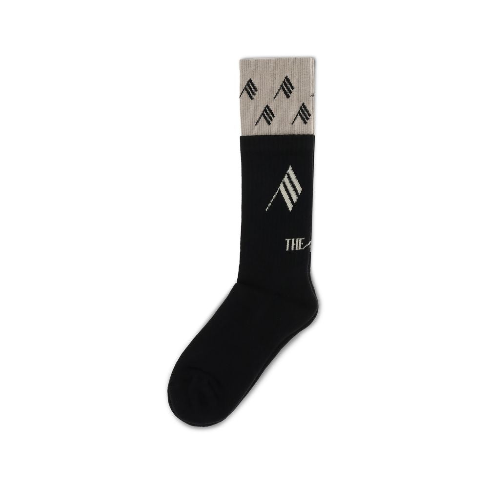 The Attico Schwarze Baumwollsocken