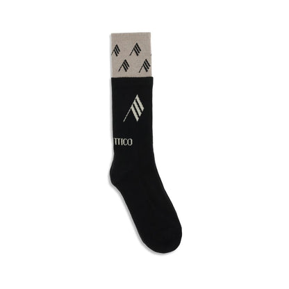 The Attico Schwarze Baumwollsocken