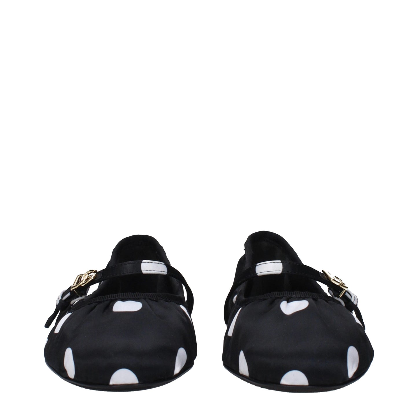 Dolce & Gabbana Schwarze Ballerinas aus Stoff