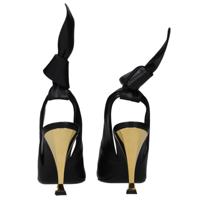 Givenchy Schwarze Leder Pumps mit hohem Absatz