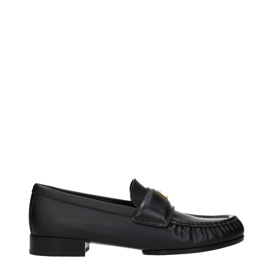Givenchy Schwarze Leder Loafer zum Hineinschlüpfen
