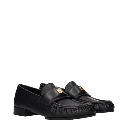 Givenchy Schwarze Leder Loafer zum Hineinschlüpfen