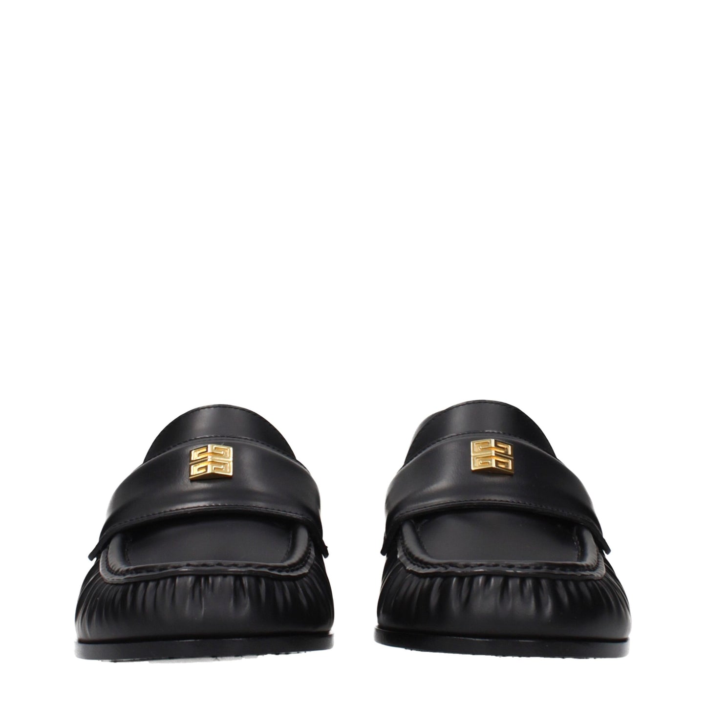 Givenchy Schwarze Leder Loafer zum Hineinschlüpfen