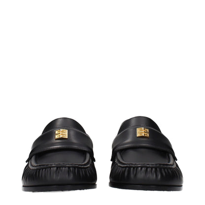 Givenchy Schwarze Leder Loafer zum Hineinschlüpfen