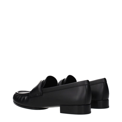 Givenchy Schwarze Leder Loafer zum Hineinschlüpfen