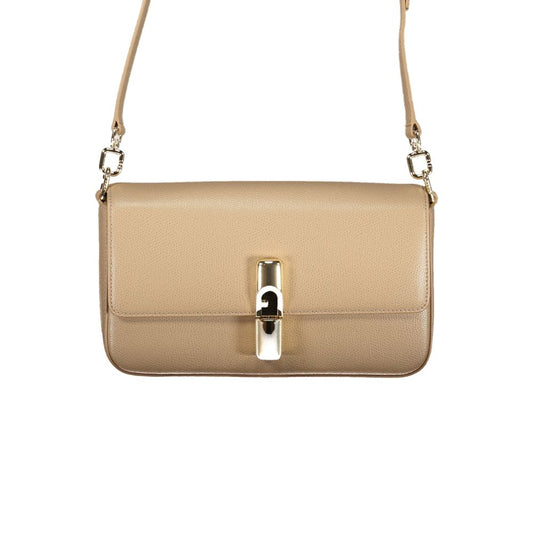Furla Beige Cowhide Crossbody Bag