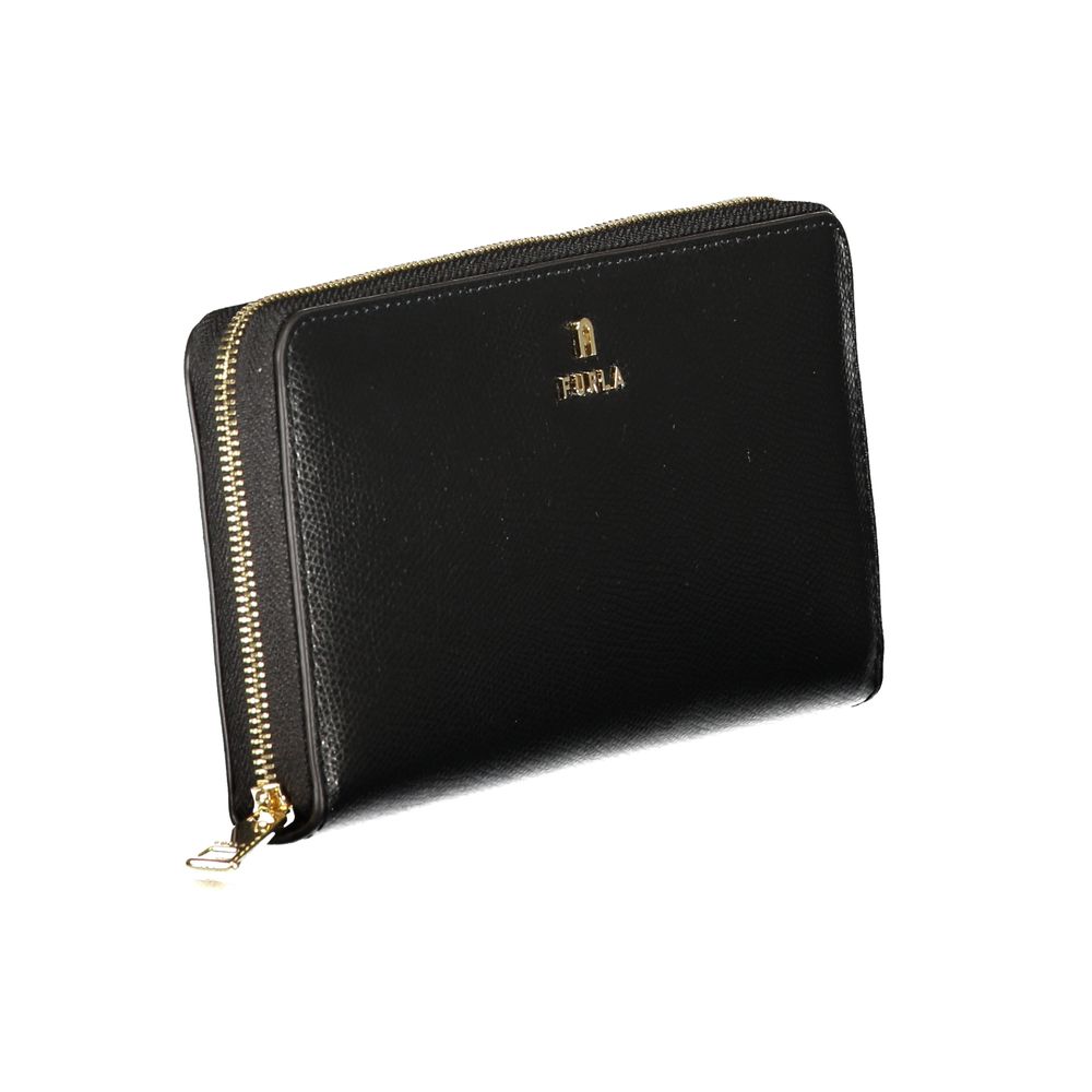 Furla Nero Leder Geldbörse für Damen