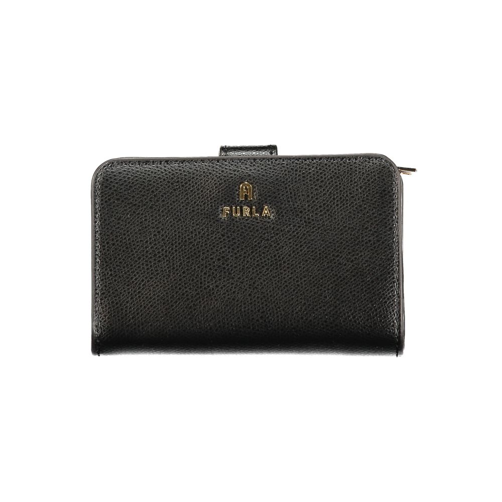 Furla Schwarze Leder Geldbörse für Damen