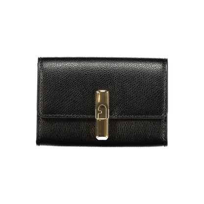 Furla Nero Leder Geldbörse für Damen