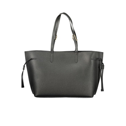 Furla Schwarze Leder Damentasche
