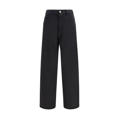 MM6 Schwarze Baumwoll-Sporthose