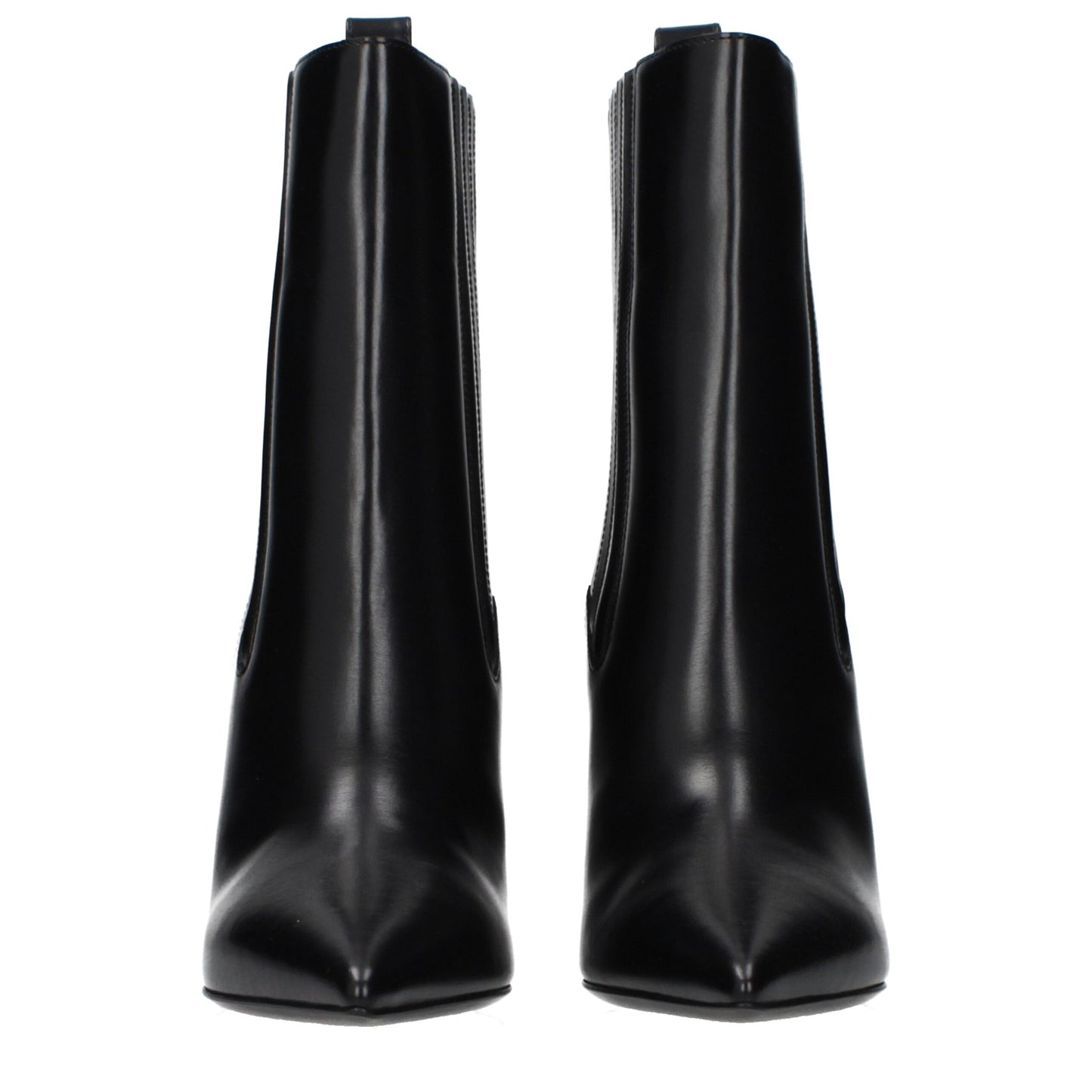 Valentino Garavani Schwarze Leder-Stiefeletten
