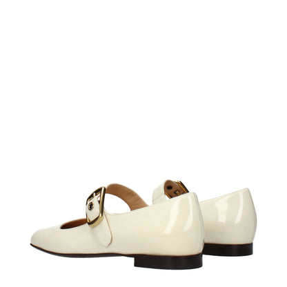 Chloé Beige Leder Ballerinas