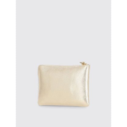 Coccinelle Goldene Leder-Clutch
