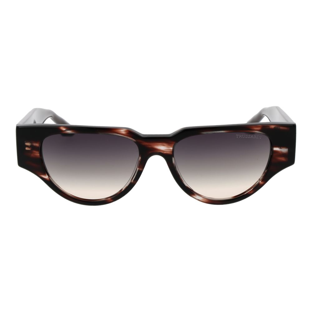 Trussardi Braune Sonnenbrille aus Acetat