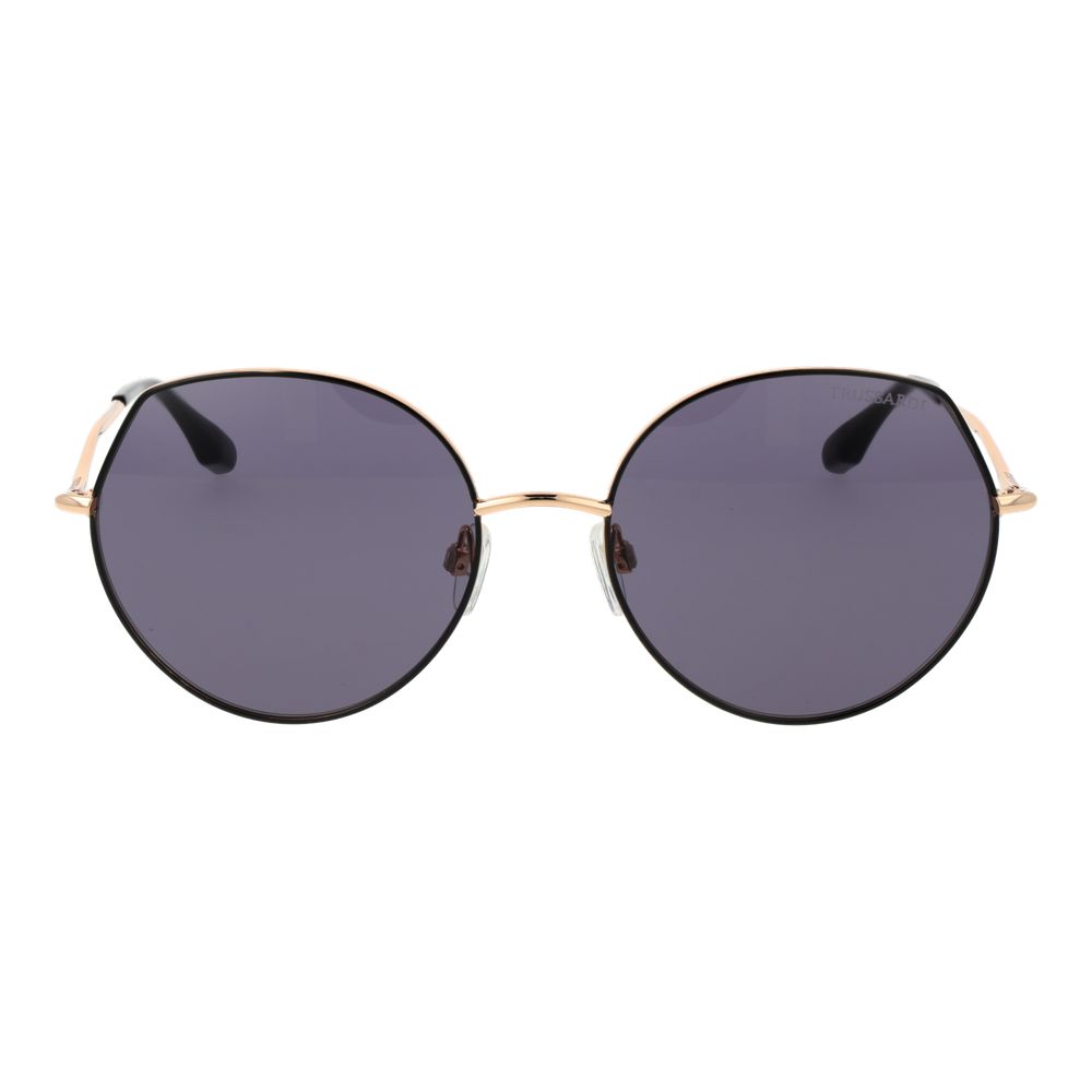 Trussardi Schwarze Sonnenbrille aus Metall