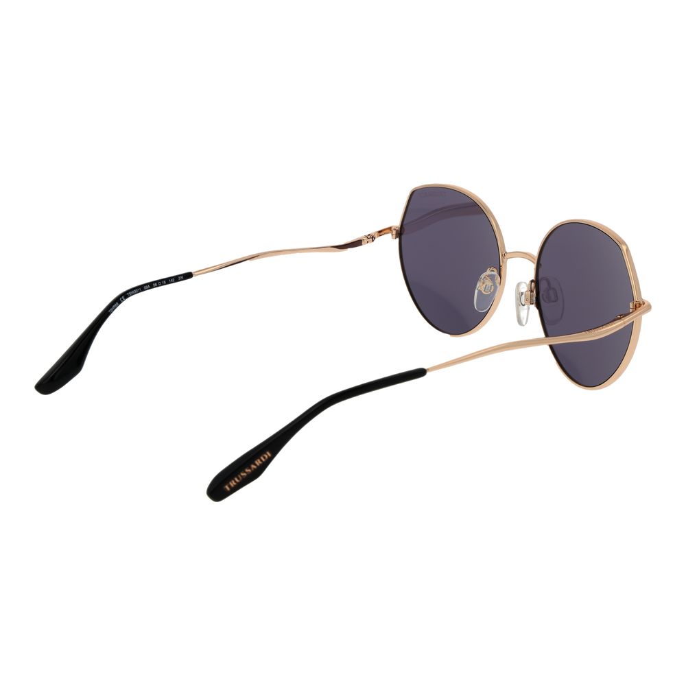 Trussardi Schwarze Sonnenbrille aus Metall