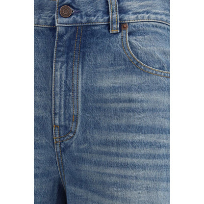 Chloé Blaue Baumwolljeans Denim